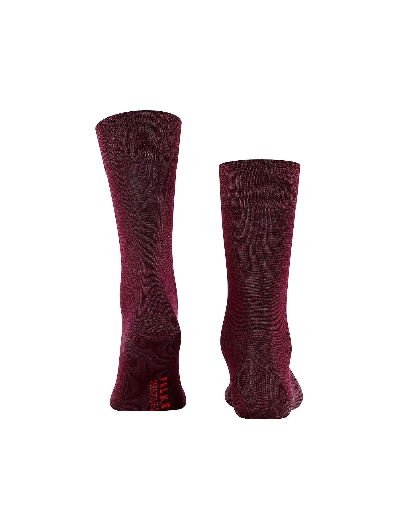 FALKE | Herren Socken Sensitive Malaga black | rot